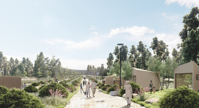 Architectural and artistic concept of the wellness and tourism complex on the Yenisei River