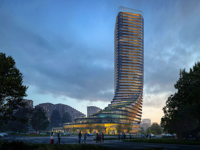 Башня в комплексе Cityzen