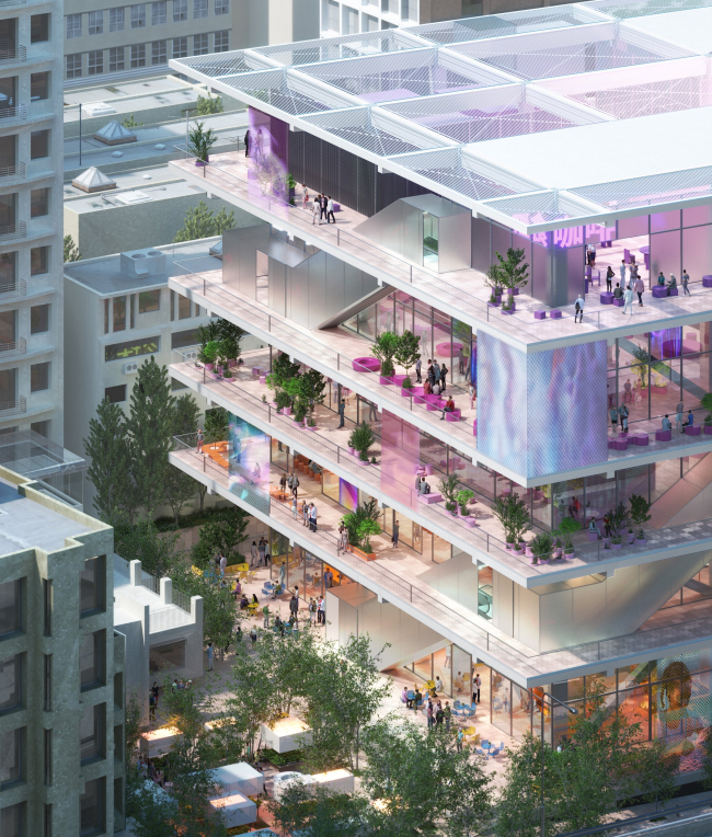 Торгово-развлекательный центр Market Cube на Тайване Торгово-развлекательный центр Market Cube на Тайване