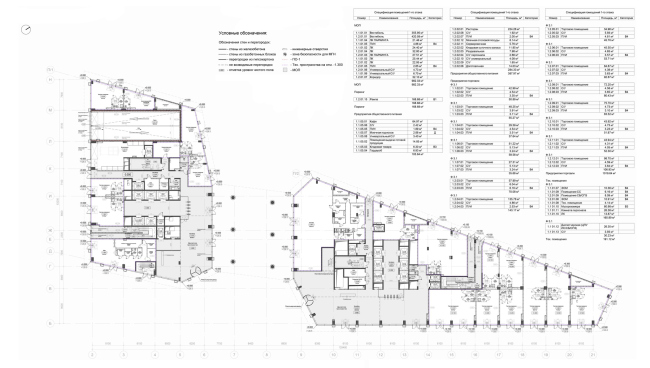 STONE Mnevniki Business Center. Phase II. Ground Floor Plan at 0.000