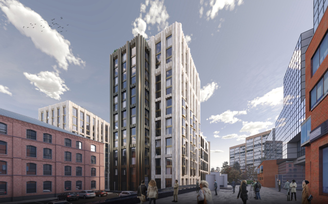 The housing complex on Leo Tolstoy Street