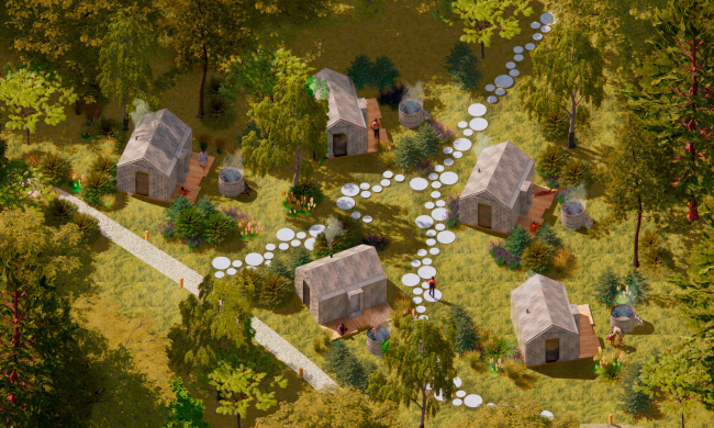 Литературный глэмпинг в деревне Пятница Литературный глэмпинг в деревне Пятница