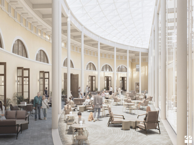 The project of restoring the Horse Guards Department building