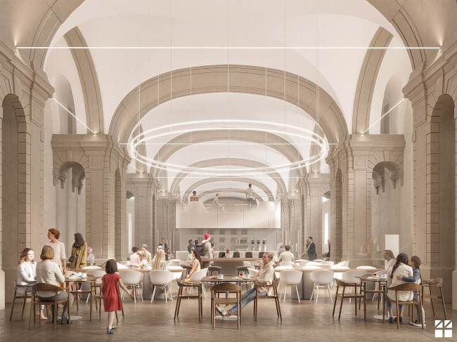 The project of restoring the Horse Guards Department building