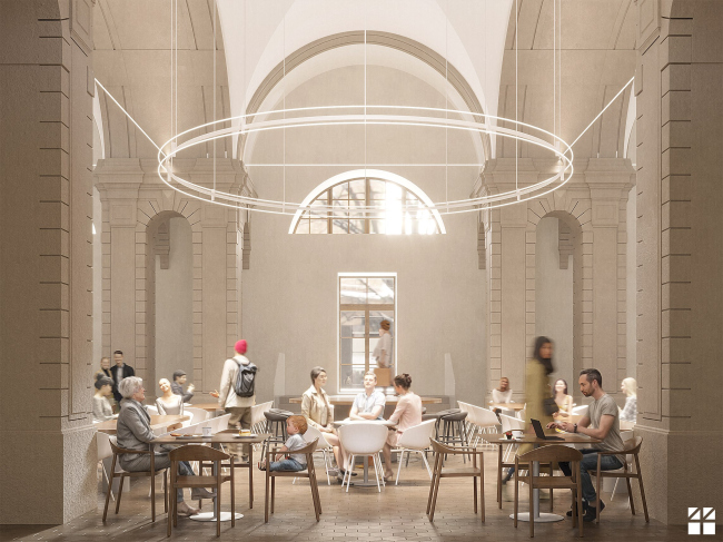 The project of restoring the Horse Guards Department building