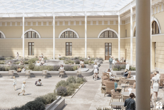 The project of restoring the Horse Guards Department building