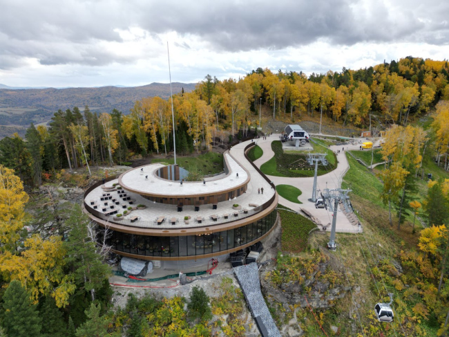 Panoramic restaurant �Manzherok�