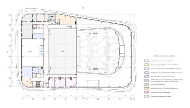Севастопольский академический театр танца им. В.А. Елизарова. План 4 этажа Севастопольский академический театр танца им. В.А. Елизарова. План 4 этажа