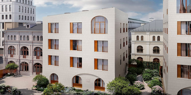 Гостиничный комплекс Ильинка 3/8. Вид на внутренний двор Гостиничный комплекс Ильинка 3/8. Вид на внутренний двор