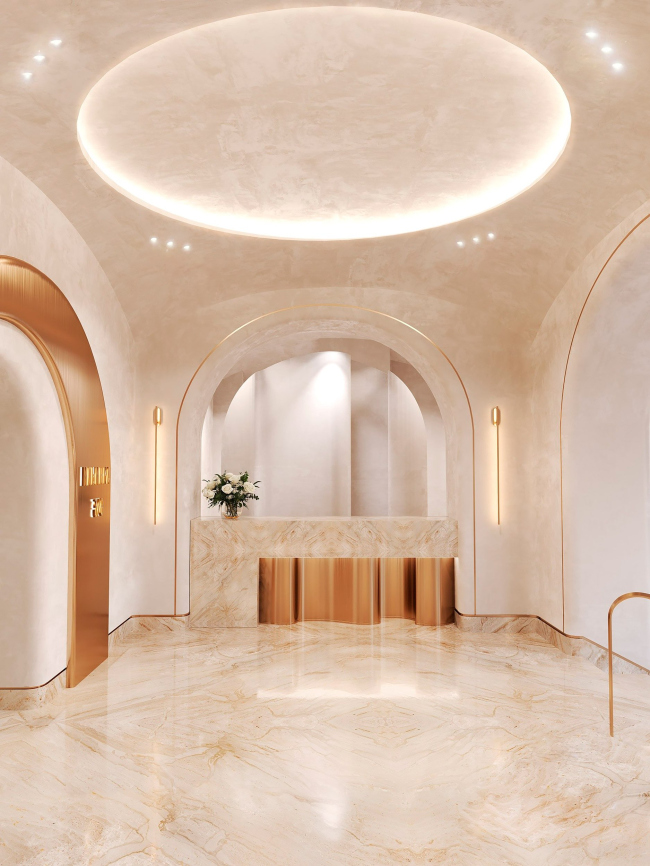 Гостиничный комплекс Ильинка 3/8. Интерьер ресепшн Гостиничный комплекс Ильинка 3/8. Интерьер ресепшн