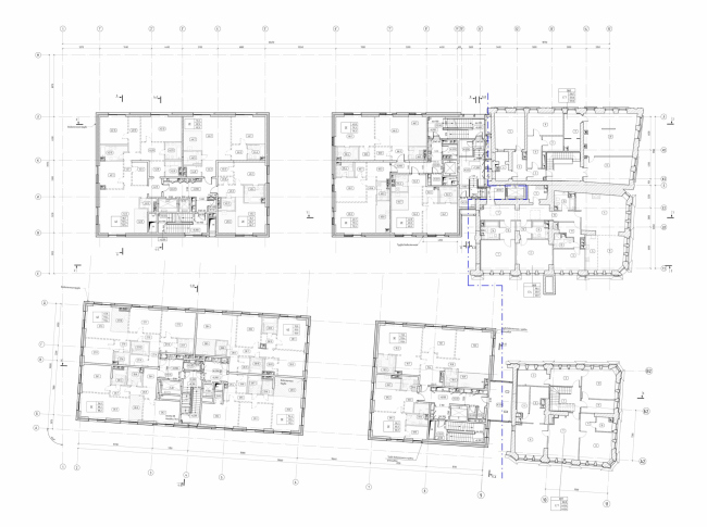 Гостиничный комплекс Ильинка 3/8. План 3 этажа Гостиничный комплекс Ильинка 3/8. План 3 этажа