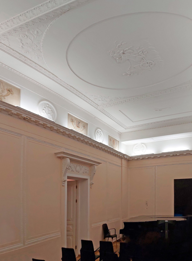 Дом Долговых. Фрагмент интерьера двусветного зала Дом Долговых. Фрагмент интерьера двусветного зала