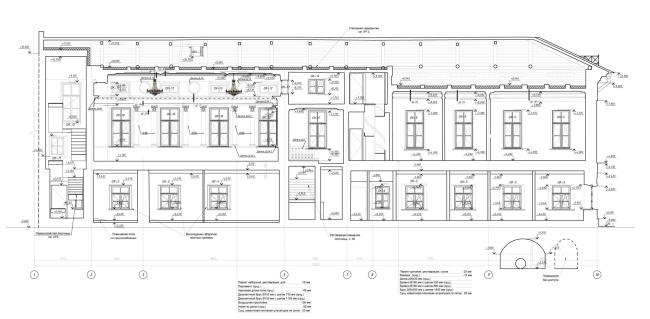 Дом Долговых. Продольный разрез Дом Долговых. Продольный разрез