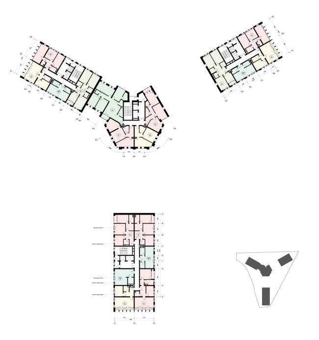 ЖК Анхор. План 4-9 этажа ЖК Анхор. План 4-9 этажа