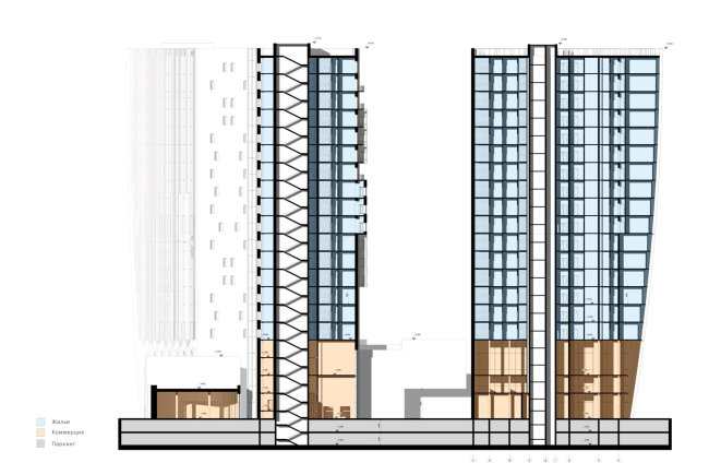 ЖК Анхор. Разрез ЖК Анхор. Разрез