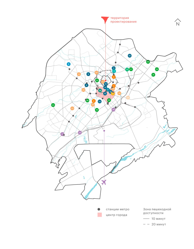 ЖК Анхор. Расположение в структуре города ЖК Анхор. Расположение в структуре города