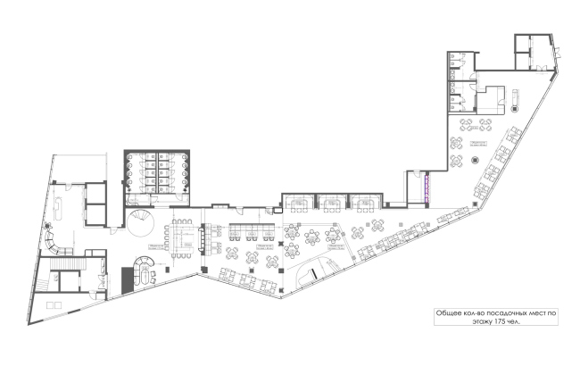 Ресторан «Сайар». План 4 этажа Ресторан «Сайар». План 4 этажа
