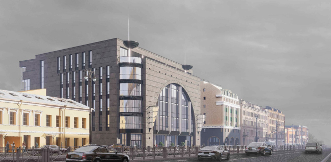 Административный корпус вестибюля станции  «Лиговский проспект-2»