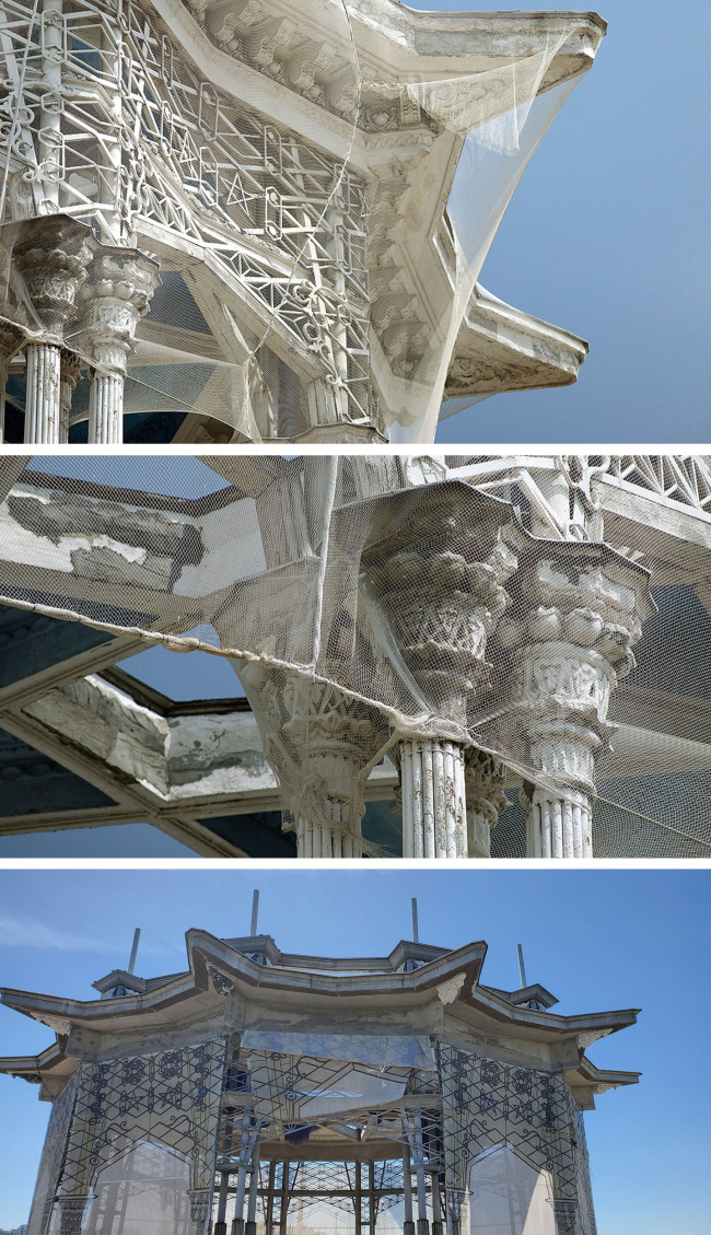 Павильон №66. Аварийное состояние беседки Павильон №66. Аварийное состояние беседки