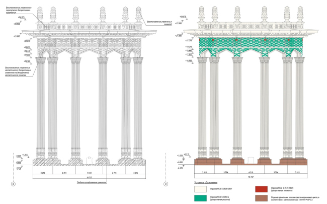 Павильон №66. Фасад, цветовое решение Павильон №66. Фасад, цветовое решение