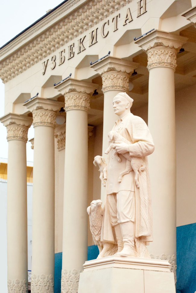 Павильон №66. Восстановленные скульптуры Павильон №66. Восстановленные скульптуры