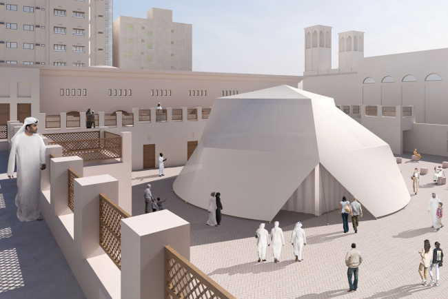 Al-BAYT Theatre. Вид с террасы 2-го этажа Al-BAYT Theatre. Вид с террасы 2-го этажа