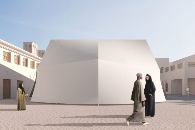 Al-BAYT Theatre. Вид со входа Al-BAYT Theatre. Вид со входа