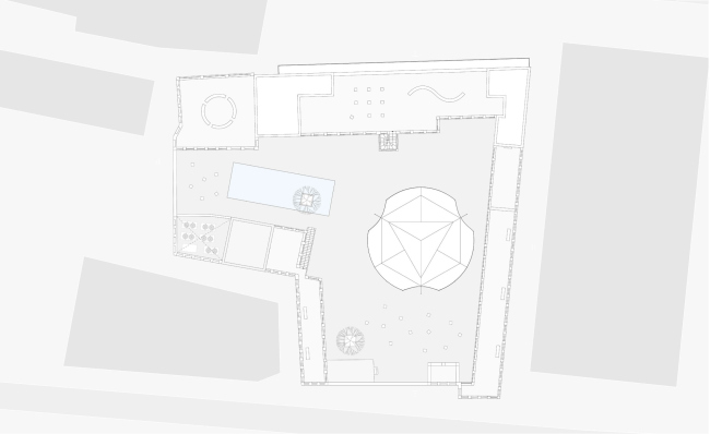 Al-BAYT Theatre. План участка Al-BAYT Theatre. План участка