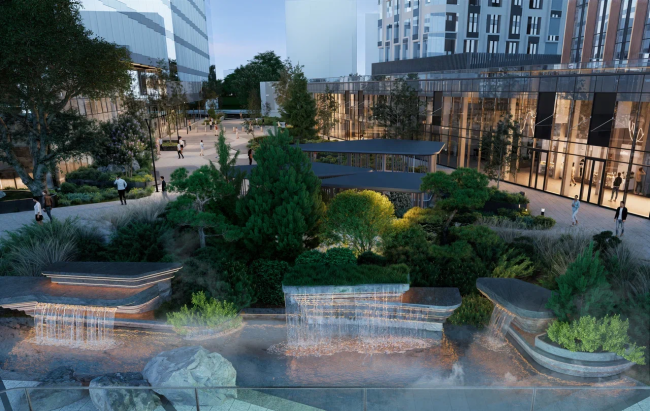 Благоустройство территории ЖК Мангазея на Тульской Благоустройство территории ЖК Мангазея на Тульской