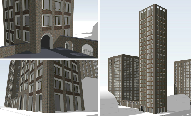 ЖК Зорге Премьер. Модель SketchUP ЖК Зорге Премьер. Модель SketchUP