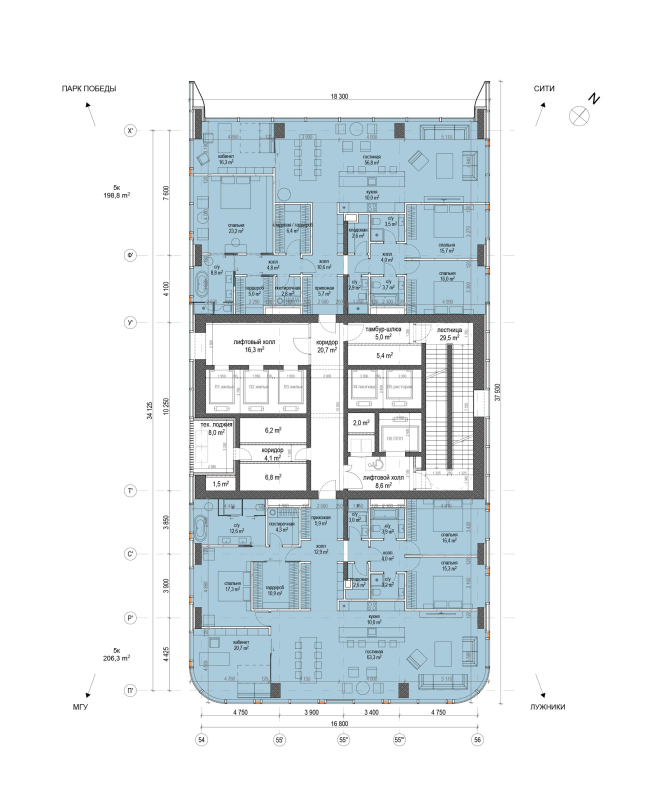 Victory Park Residences. ���� 11-21 ����� (2 ��������� ��������)