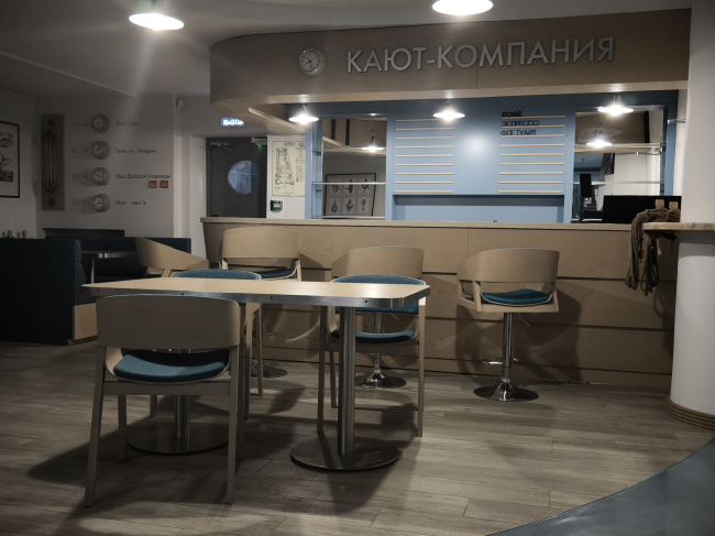 Экспозиционно-образовательный центр Планета Океан. Кают-компания Экспозиционно-образовательный центр Планета Океан. Кают-компания