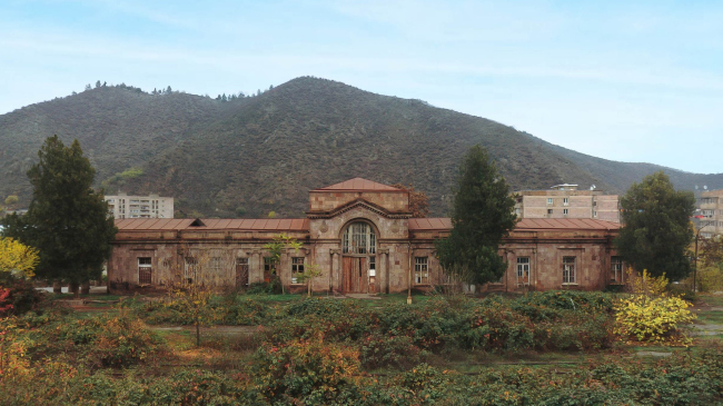 Kapan railway station before the reconstruction
