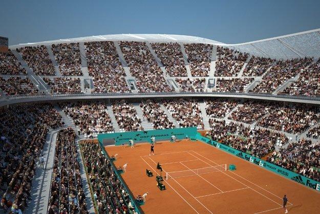 Новый теннисный стадион Ролан-Гаррос © Arte Factory/Marc Mimram