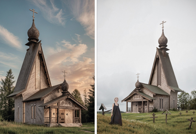 Church of Archangel Michael in Apatity