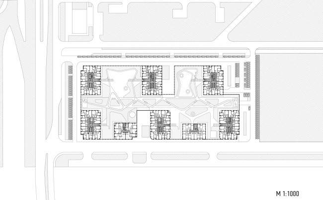 Жилой комплекс “Savin house”. Генеральный план Жилой комплекс “Savin house”. Генеральный план