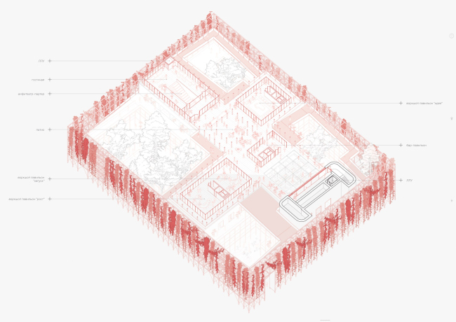 Успенское. 5.0. Аксонометрический разрез киберкуб крыша Успенское. 5.0. Аксонометрический разрез киберкуб крыша