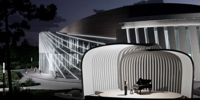 The summer stage. House of Music, project, 2025