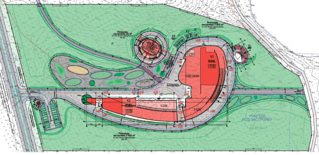 The location plan. House of Music, project, 2025