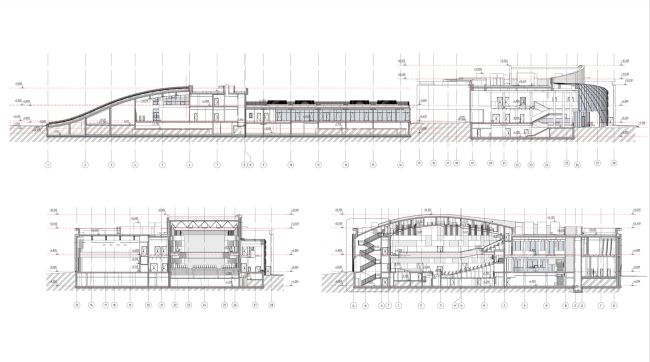 Разрезы. Дом Музыки, проект, 2025 Разрезы. Дом Музыки, проект, 2025