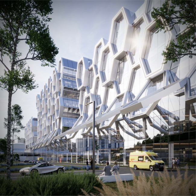 Новый корпус НИИ скорой помощи имени Н.В. Склифосовского, проект Новый корпус НИИ скорой помощи имени Н.В. Склифосовского, проект