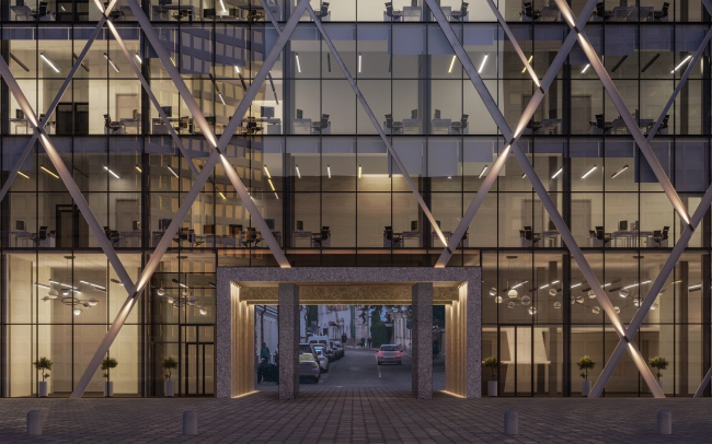 Проект административного ? гостиничного комплекса на Новом Арбате, 2020 Проект административного ? гостиничного комплекса на Новом Арбате, 2020