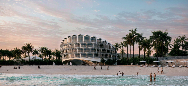 Apartment hotel in Derbent