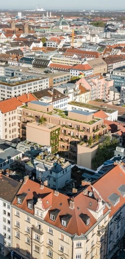 Офисный комплекс Franz Marc Quartier в Мюнхене Офисный комплекс Franz Marc Quartier в Мюнхене