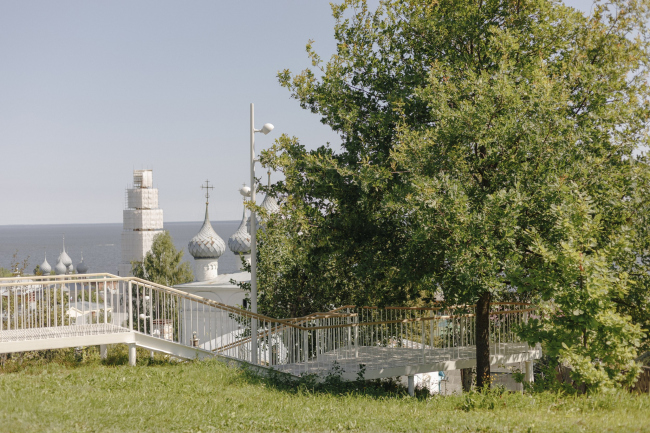 Лестница в городе Юрьевец Лестница в городе Юрьевец