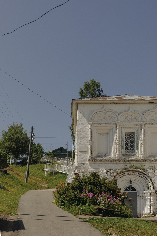 Лестница в городе Юрьевец Лестница в городе Юрьевец