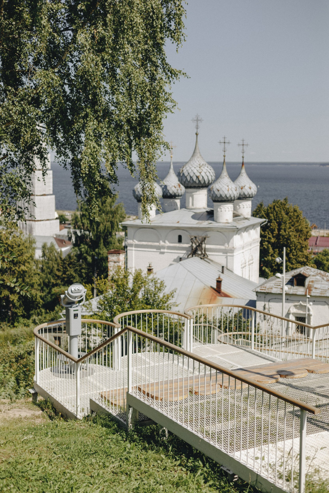 Лестница в городе Юрьевец Лестница в городе Юрьевец