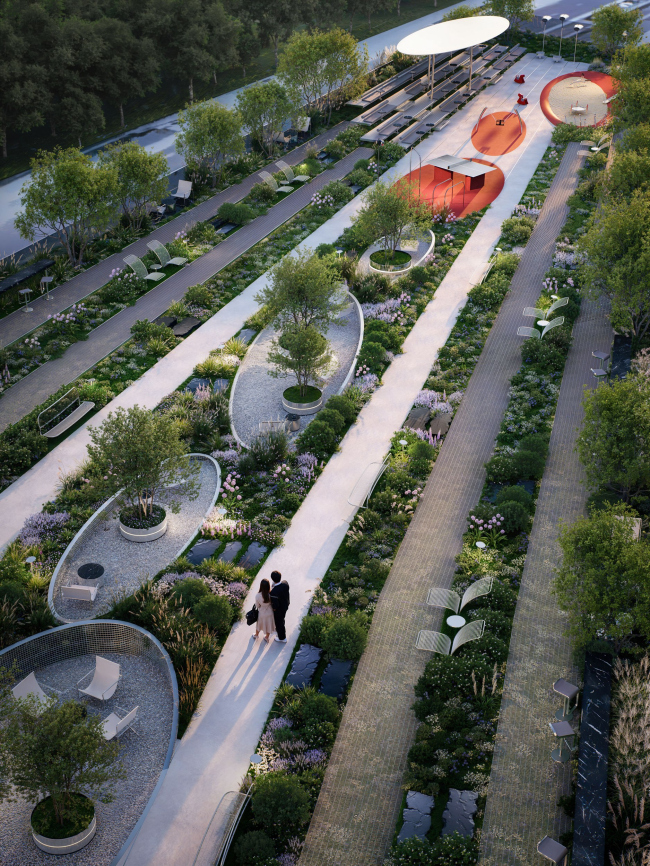 Благоустройство ЖК Мичуринский Благоустройство ЖК Мичуринский