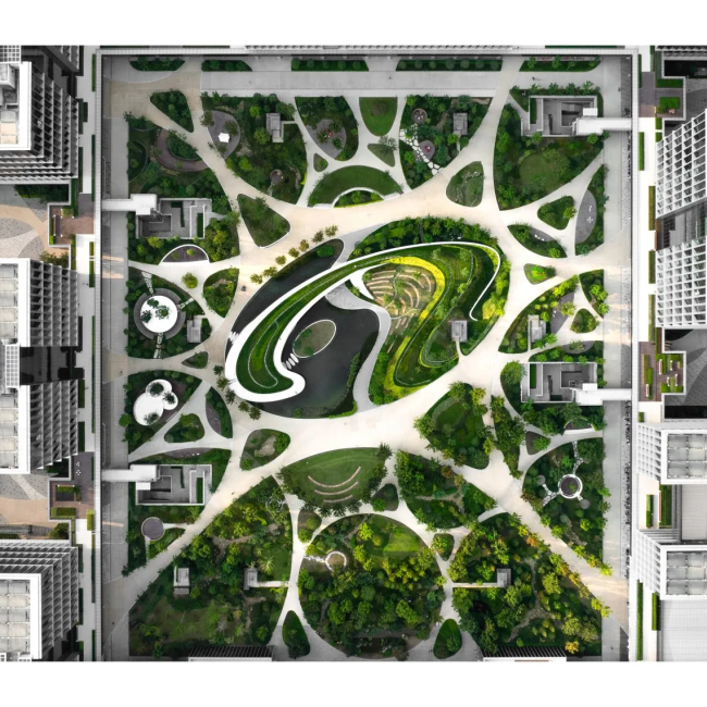 Landscape: Alibaba Xixi Tech Campus Landscape, �������, �����. ����: ASPECT Studios