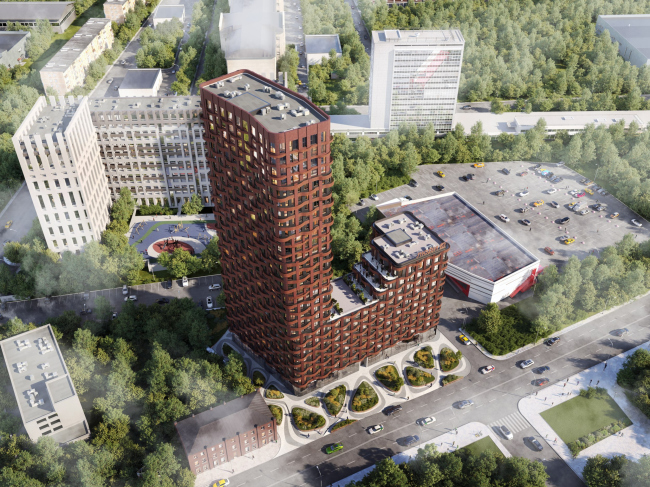 Residential area in Yekaterinburg